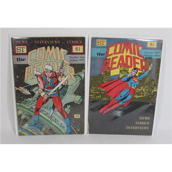 #1369 ST Comic Reader #164 #165 Jan-Feb 1979