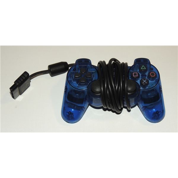 #381d Playstation 2 Dualshock  Controller Blue