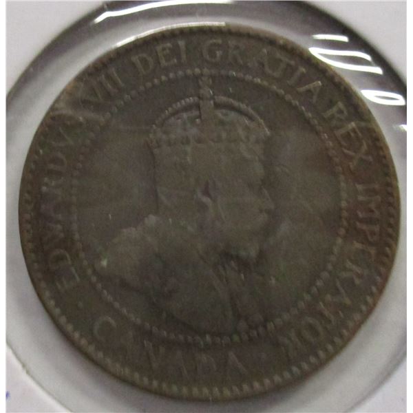 1905 CANADA KING EDWARD VII LARGE PENNY