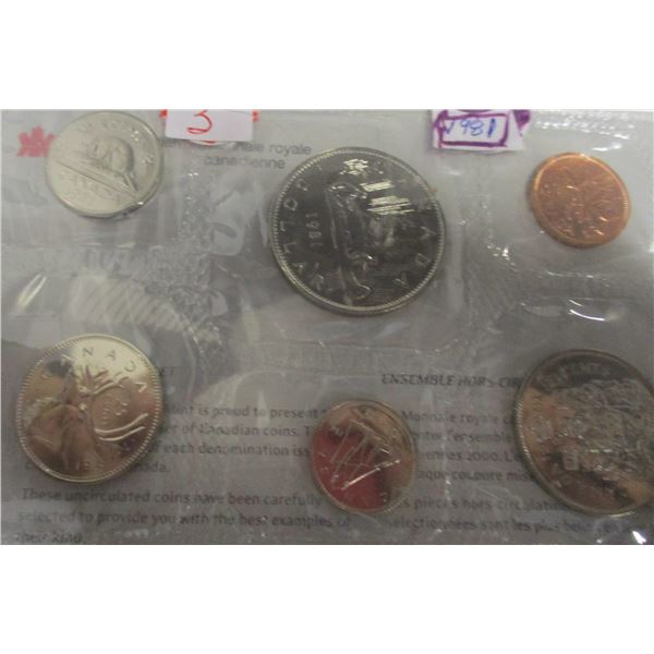 1981 PROOF CANADA MINT SEALED COIN SET
