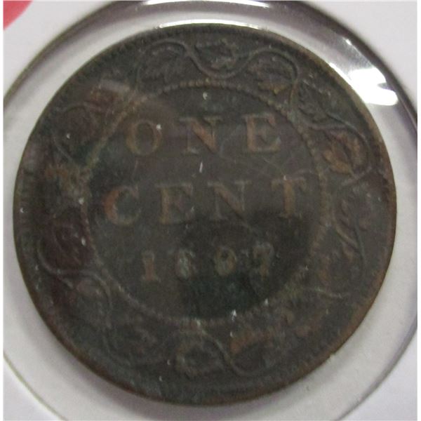 1897 CANADA VICTORIAN LARGE PENNY
