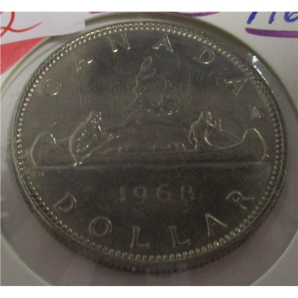1968 UNCIRCULATED CANADA VOYAGER DOLLAR
