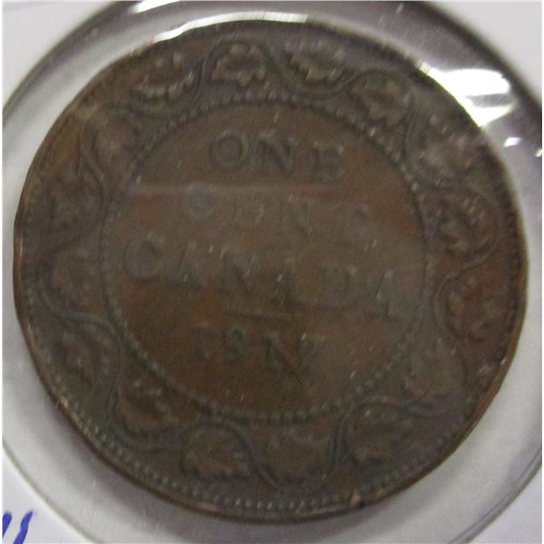 1917 CANADA KING GEORGE V LARGE PENNY
