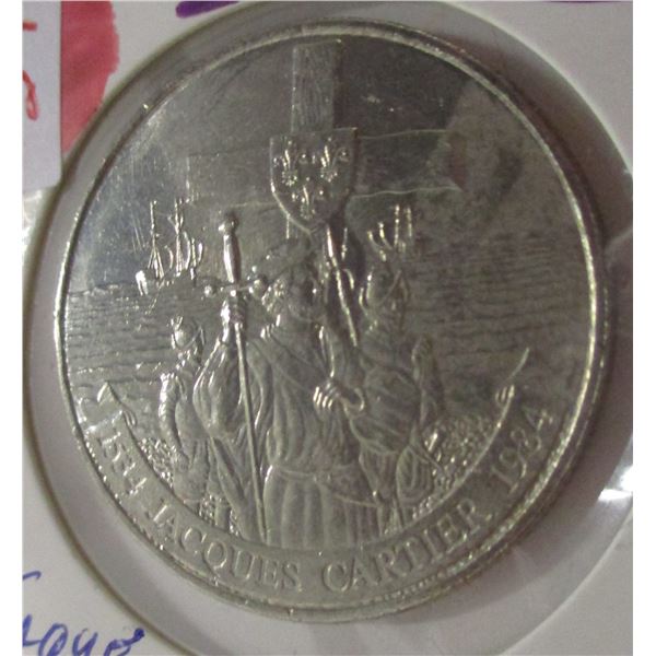 1984 UNCIRCULATED JAQUE CARTIER CANADA DOLLAR