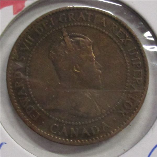 1902 CANADA KING EDWARD VII LARGE PENNY TOKEN