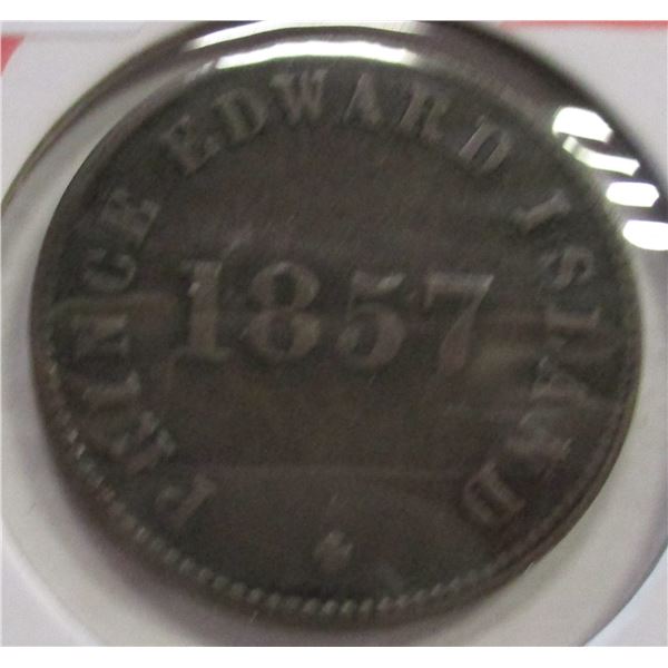 1857 PRINCE EDWARD ISLAND PENNY TOKEN