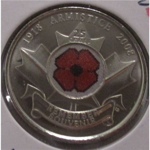 1918 - 2008 PROOF LIKE ARMISTICE REMEMBRANCE QUARTER