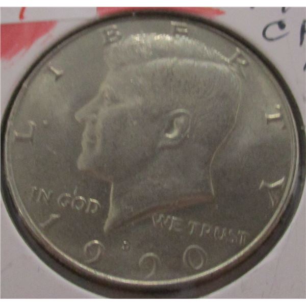 1990 CH/BU USA KENNEDY HALF DOLLAR