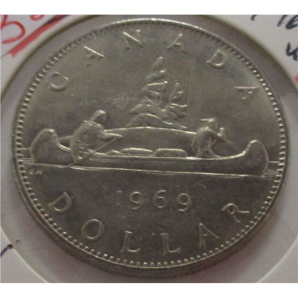 1969 UNCIRCULATED CANADA VOYAGER DOLLAR