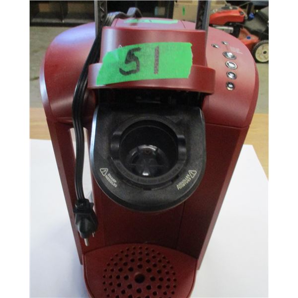 ESTATE:  KEURIG COFFEE MAKER (RED)