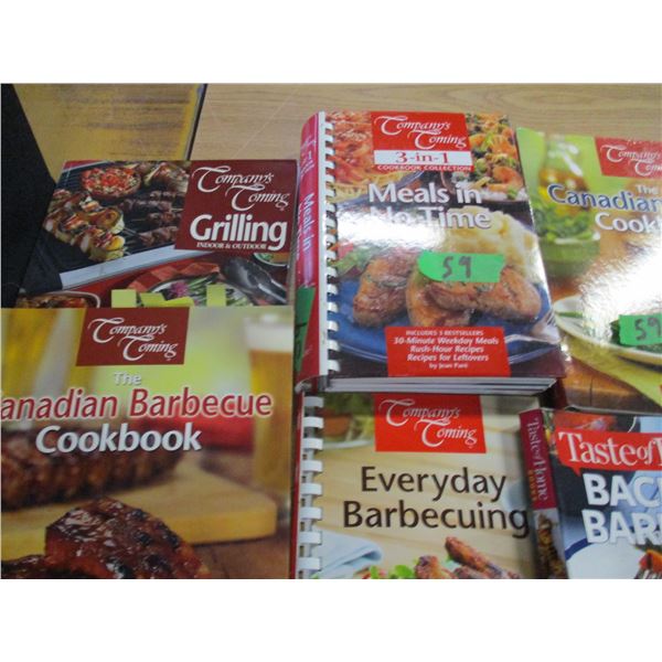 ESTATE:  BOX C/W COOKBOOKS