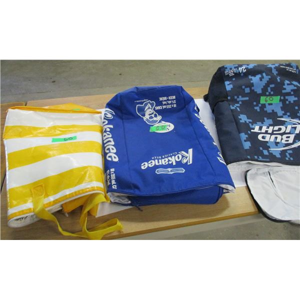 ESTATE:  3 ASSORTED INSULATED BAGS