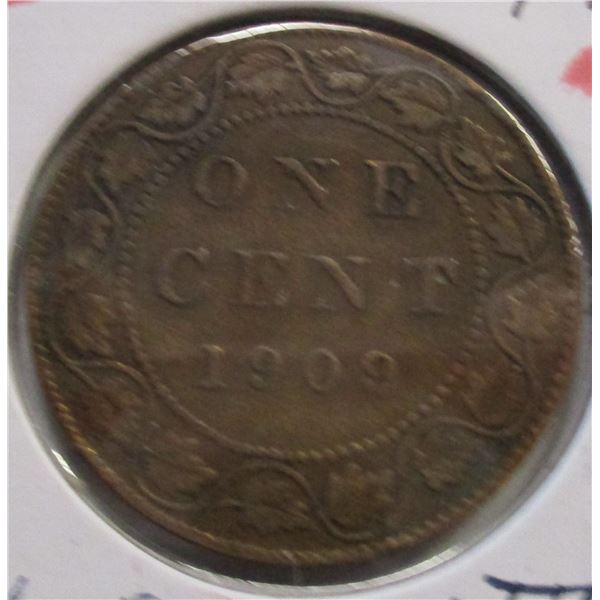 1909 CANADA KING EDWARD VII LARGE PENNY