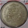 Image 1 : 1962 CANADA SILVER HALF DOLLAR