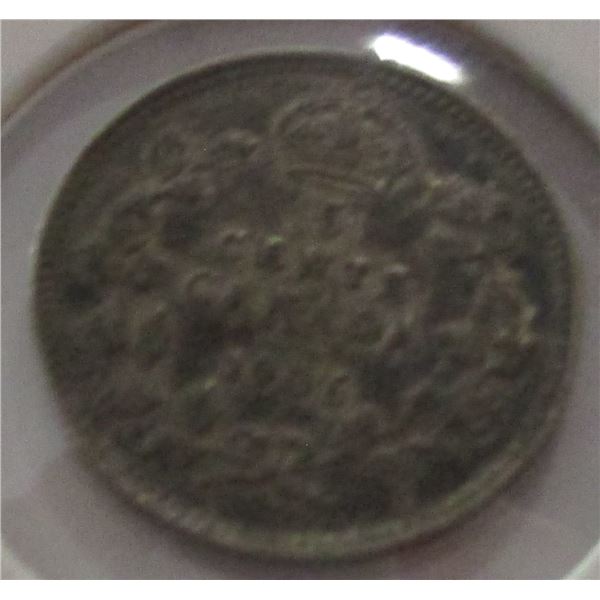 1906 CANADA KING EDWARD VII SILVER FIVE CENT