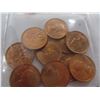 Image 2 : 1963 LOT OF 10 UNCIRCULATED LAST OF CANADA PENNIES