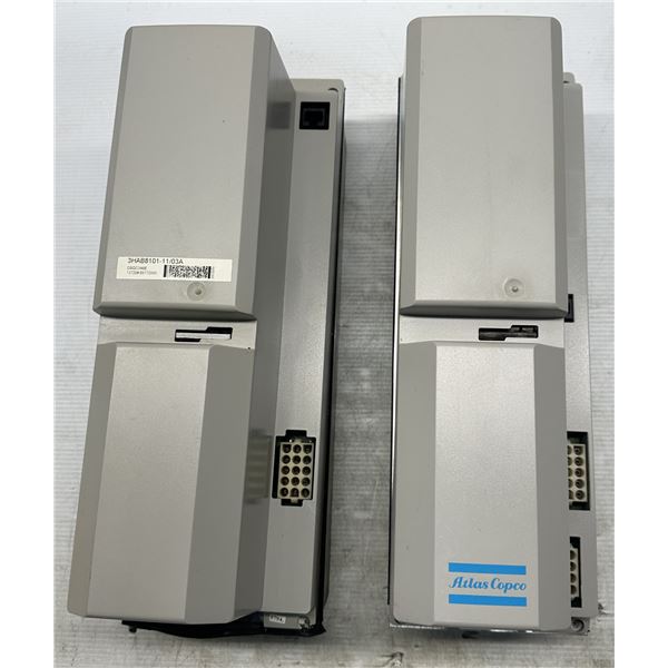 Lot of (2) ABB Servo Drives #3HAB8101-11/03A/ DSQC346E & #DSQC345C