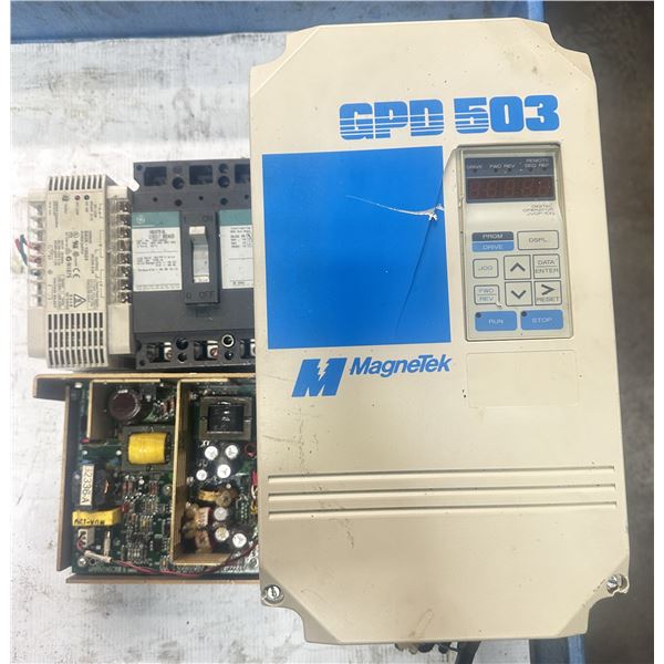 Lot of (4) Magnetek, Condor. Omron & GE Items