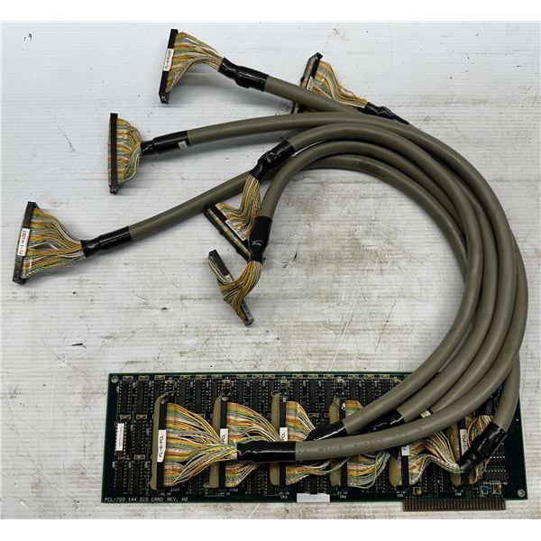 Advantech #PCL-722 144 DIO Card Rev. A2 Circuit Board