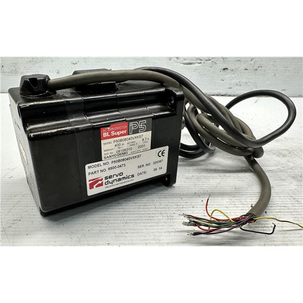 Servo Dynamics #6900-0473 Model P50B08040VXKS7 BL Super AC Servo Motor