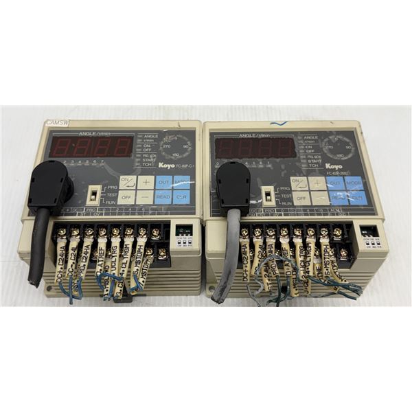 Lot of (2) Koyo Modules #FC-80P-C-1 & #FC-82P-2682