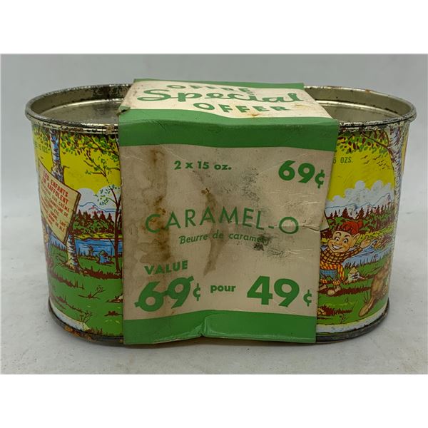 Vintage Caramel-O Caramel Butter - 2x15oz Tins
