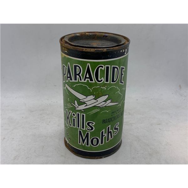 Vintage Paracide Obenzene - 16oz Empty Tin
