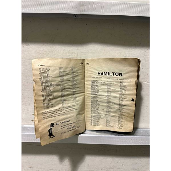 1911 March Bell Telephone Directory West Ontario