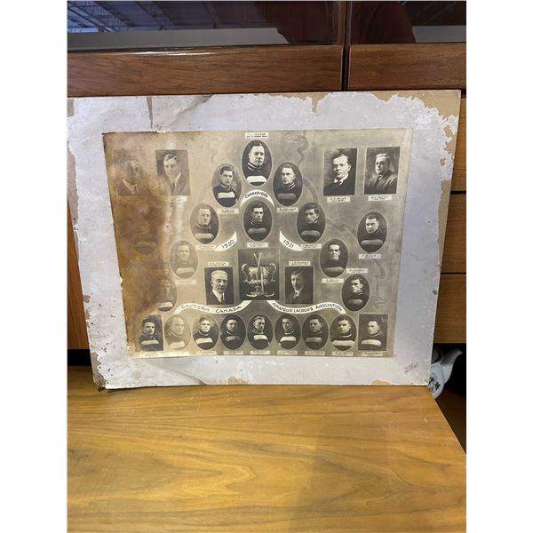 1920-21 Lacrosse Champions Cabinet Photo