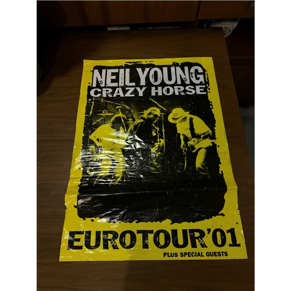 Neil Young & Crazy Horse European Tour 2001 Poster