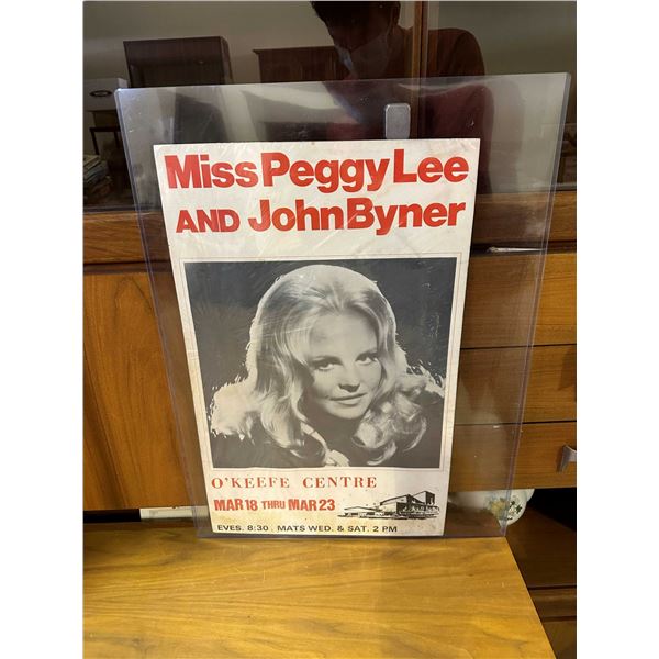 Miss Peggy Lee & John Byner 1974 @ O Keefe Centre
