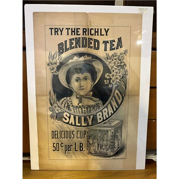 Duncan Litho Hamilton 1897 Sally Brand Blended Tea