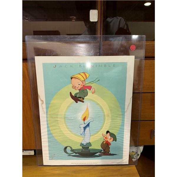 1938 Vernon Grant JACK BE NIMBLE Nursery Kellogg's