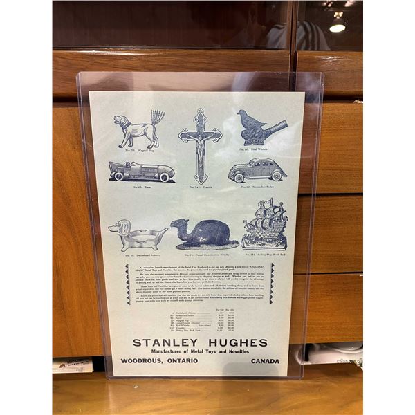 Stanley Hughes Manufactuerer of Metal Toys