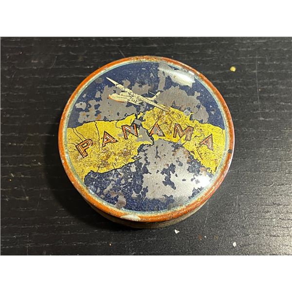 Vintage Panama Typewriter Empty Tin