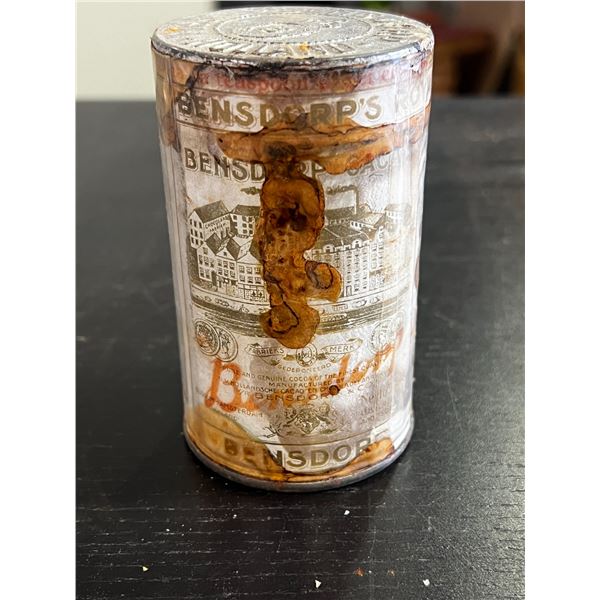 Vintage Bensdorp Cocoa Powder Sealed Tin