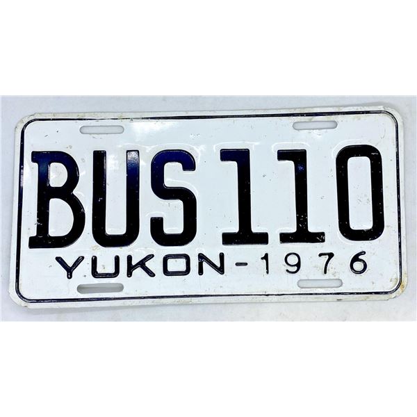 1976 Yukon license plate vintage collectible