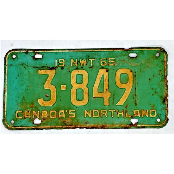 1965 NW Territories Canada's Northland L. Plate