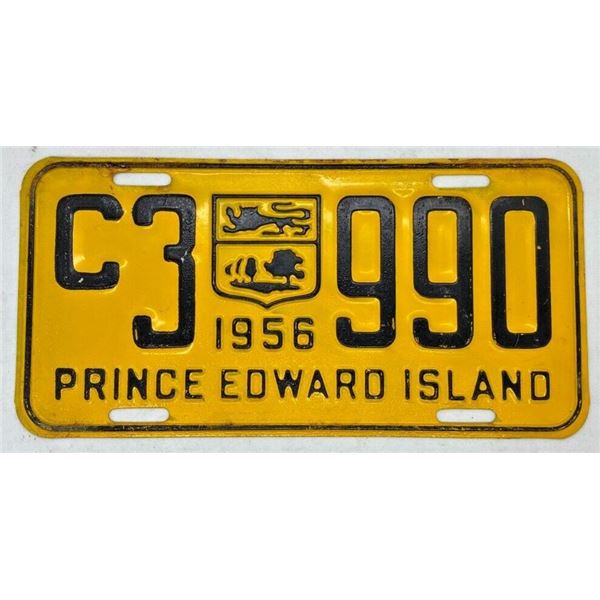 1956 Prince Edward Island License Plate