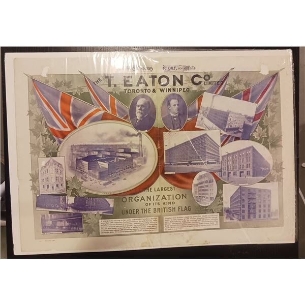 1906 T. Eaton Co Toronto  Winnipeg Poster Ad