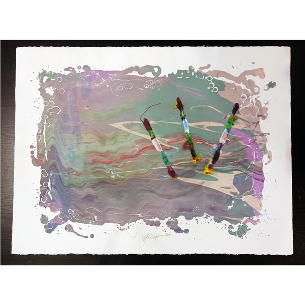 Mark Kellett Abstract Colour Serigraph Artwork #1