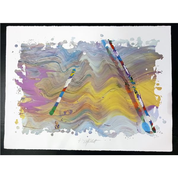 Mark Kellett Abstract Colour Serigraph Artwork #2