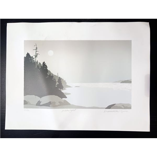 Bonnieman/Sugrue Signed, 'Moonlight' Serigraph