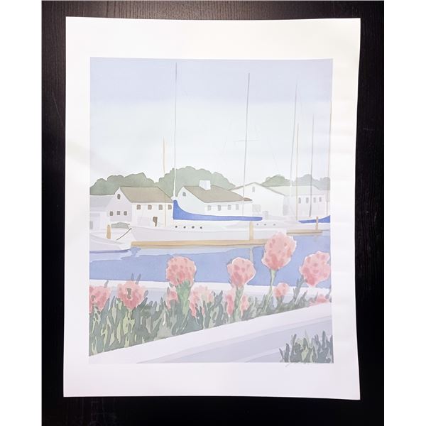 Robert White, Boat Theme Art Print #2 Signed