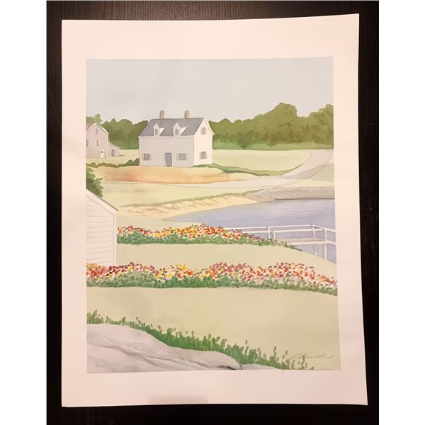 Robert White, Countryside Art Print #1 Signed