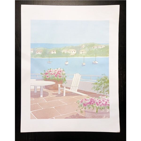 Robert White, Terrace Ocean Art Print #2 Signed