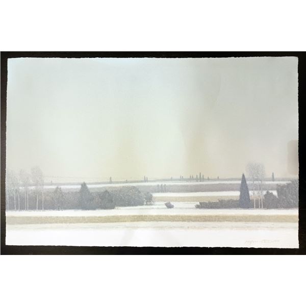 Russell Chatham 'Gallatin Valley Winter' Art Print