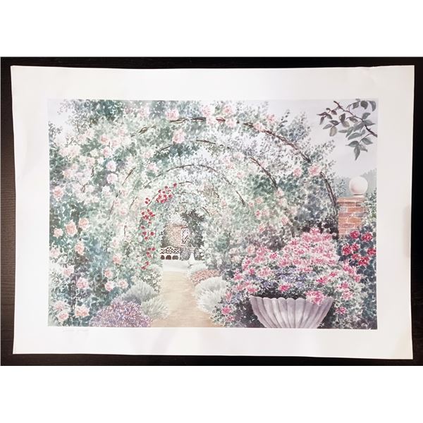 Shura Young 'Garden' Art Print Signed