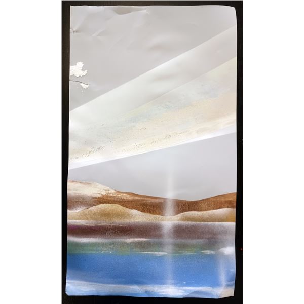 Lakeview Clear Sky Art Print Signed