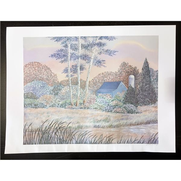 Peter Wong 'Gentleman's Farm' 1988 Signed